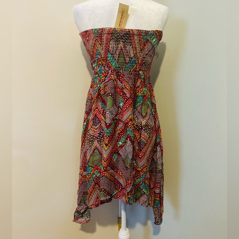 American Rag  Flamingo Color Women's Strapless Dress, Size Medium - Picture 5 of 12